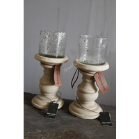 Brynxz kandelaar grandeur Taupe 15 cm