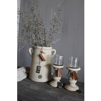 Brynxz kandelaar grandeur Taupe 15 cm