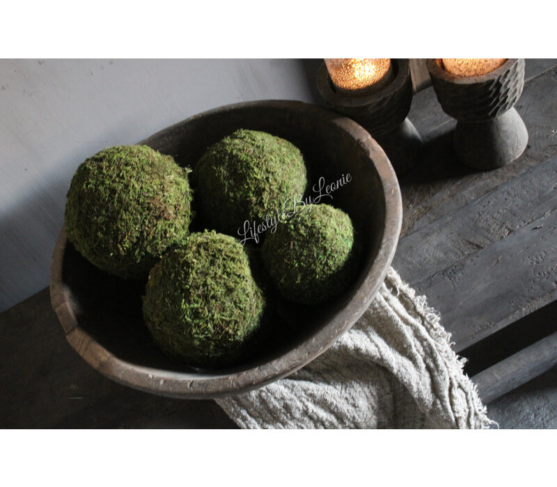 Groene mosbal 20 cm