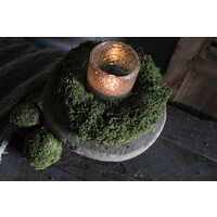 Authentieke ronde stenen japati plate