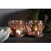 Roestig windlicht hert Forest 10 x 10 cm Roestig windlicht hert Forest 10 x 10 cm