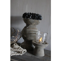 Luksa massief houten baluster Vince rondo 40 x 24 cm