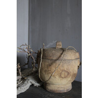 Authentieke Aziatische pot met deksel Uniq 25 cm