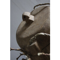 Authentieke Aziatische pot met deksel Uniq 25 cm