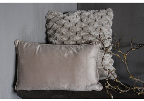 Velvet lende kussen Finn Pumice stone 30 x 50 cm