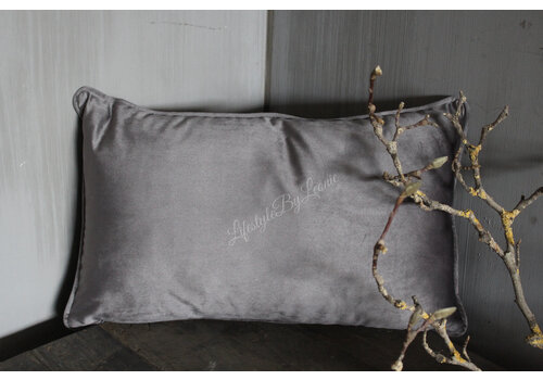 Velvet lende kussen Finn Driftwood 30 x 50 cm
