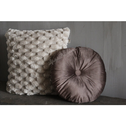 Fluffy kussen bolletjes Pumice stone 45 cm  Fluffy kussen bolletjes Pumice stone 45 cm