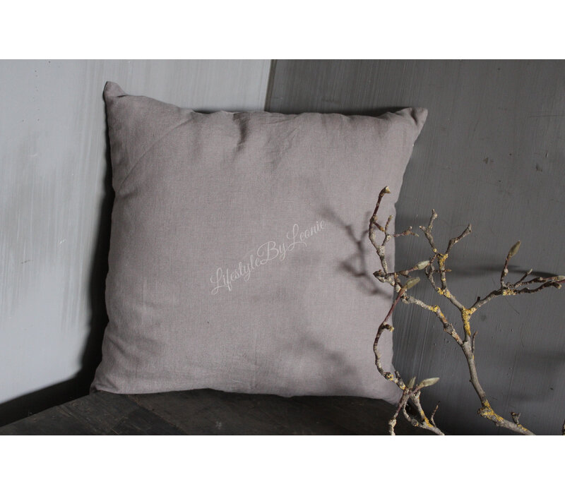 Linnen kussen Linny Driftwood 45 cm