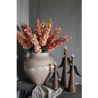 Roestige kandelaar engel Emely small