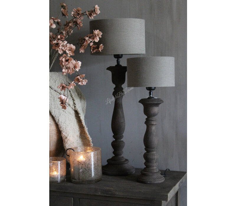 Hoge smalle lampvoet Umber 60 cm