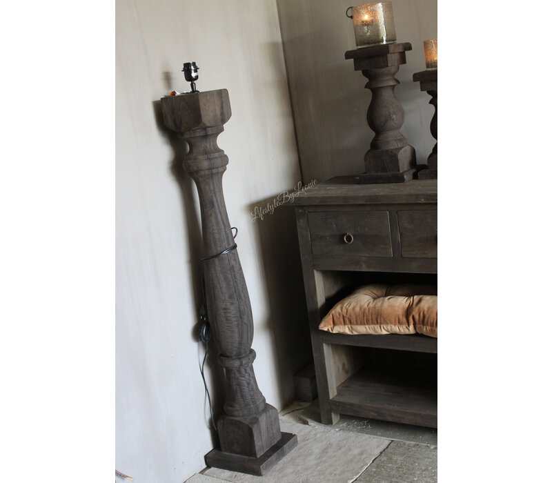 Vloerlamp baluster Umber 125 cm