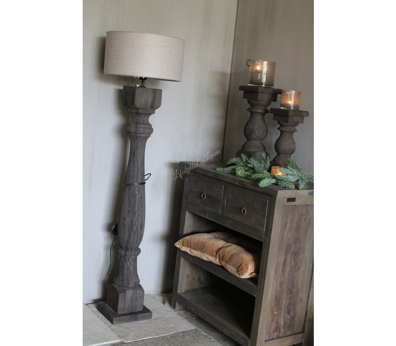 Vloerlamp baluster Umber 125 cm