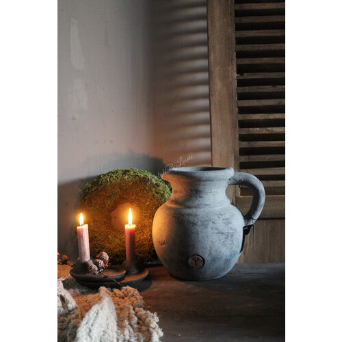 Brynxz pot nostalgic Stone black 21 x 21 cm 