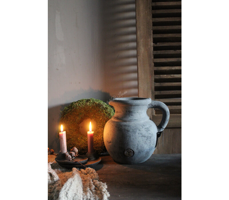 Brynxz pot nostalgic Stone black 21 x 21 cm