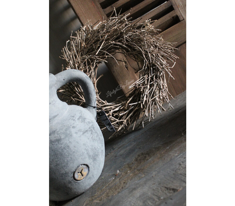 Brynxz pot nostalgic Stone black 21 x 21 cm