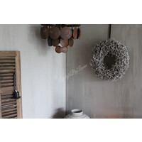 Schijfjes plafondlamp Roest 40 cm