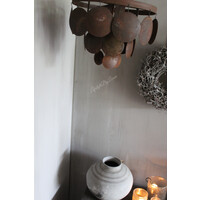 Schijfjes plafondlamp Roest 40 cm