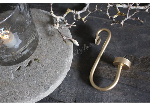 S-kandelaar waxine Gold 18 cm