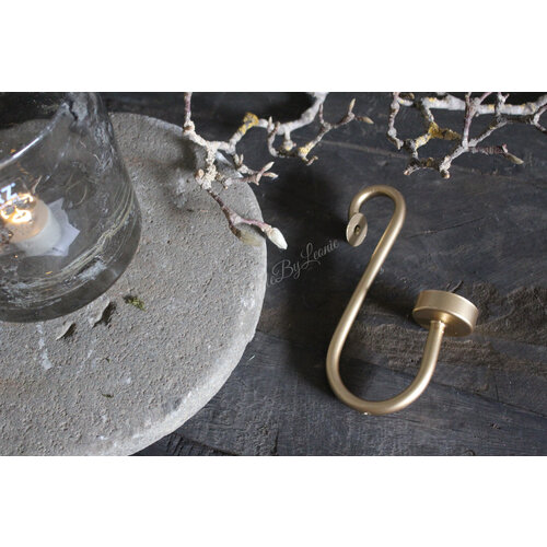 S-kandelaar waxine Gold 18 cm 