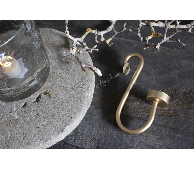 S-kandelaar waxine Gold 18 cm