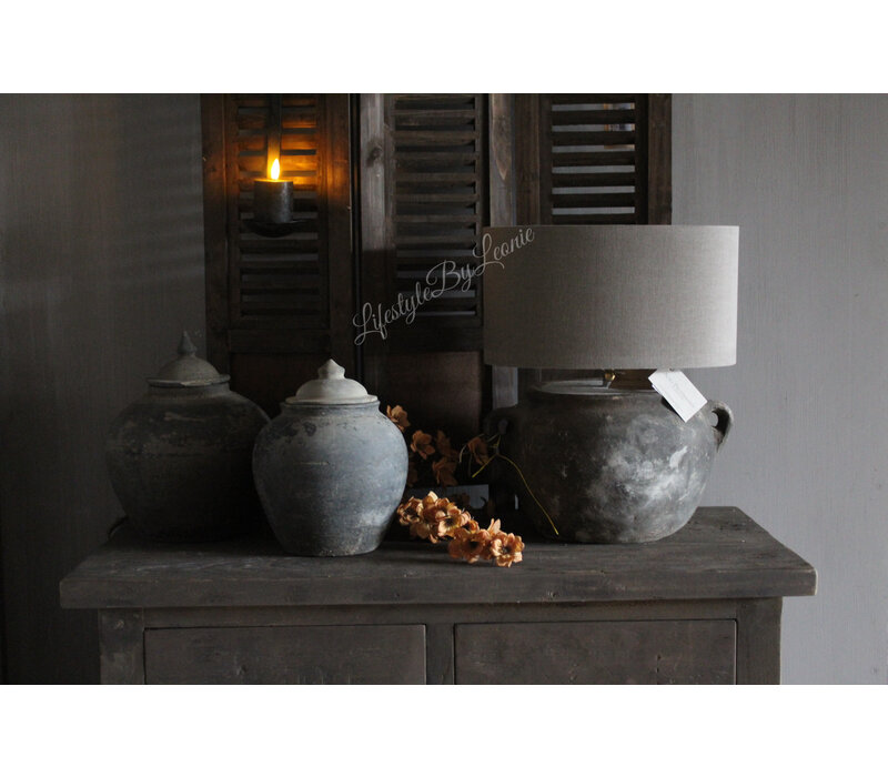 Drieluik shutters brown wash 70 cm