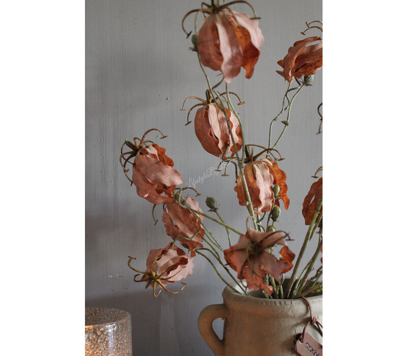 Brynxz zijden tak Gloriosa taupe 80 cm