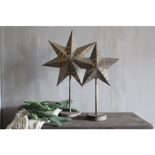Ster op voet met LED lamp 60 cm 