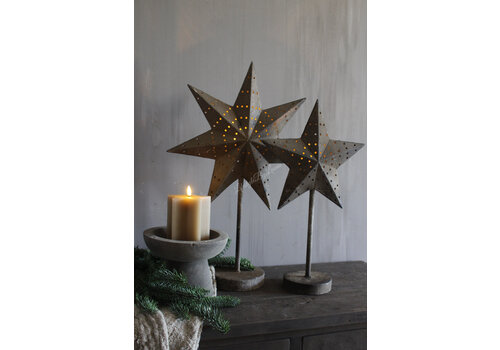 Ster op voet met LED lamp 50 cm