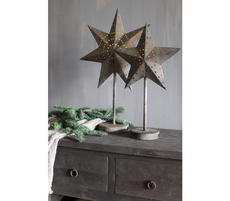 Ster op voet met LED lamp 50 cm