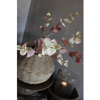 Zijden Eucalyptus tak soft pink/green 87 cm
