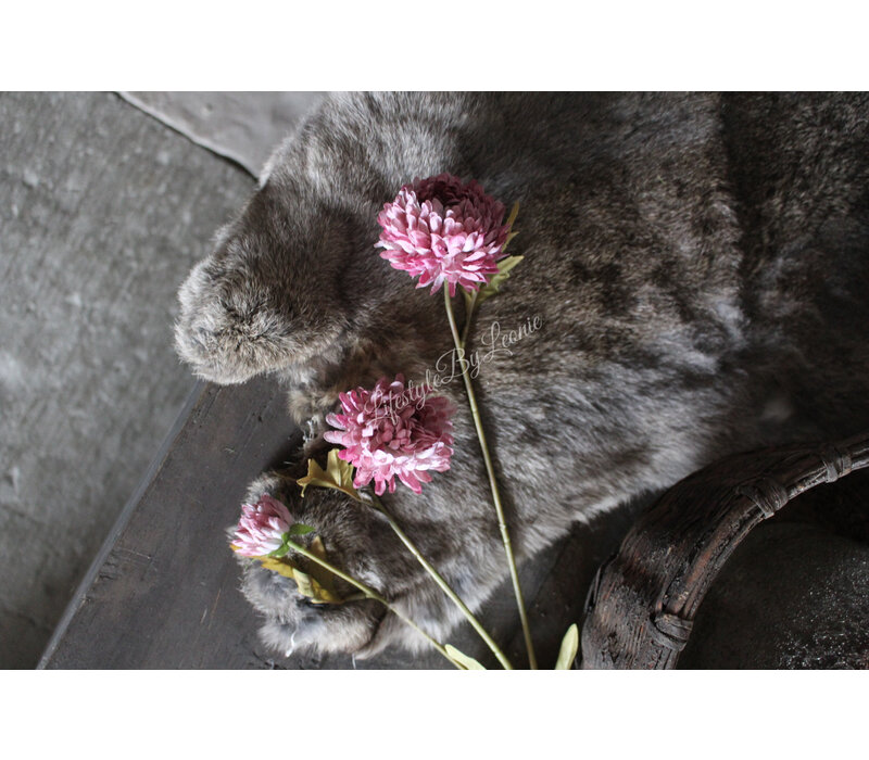 Zijden Aster tak light purple 70 cm