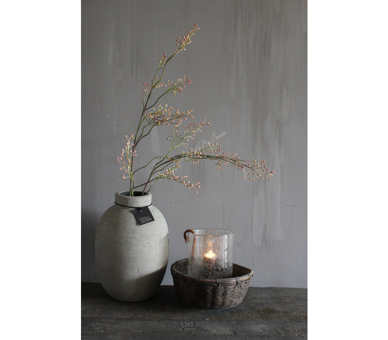 Namaak Rozenbottel tak light pink 110 cm