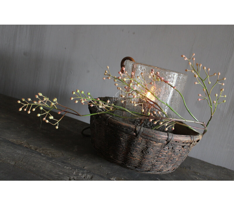 Namaak Rozenbottel tak light pink 110 cm