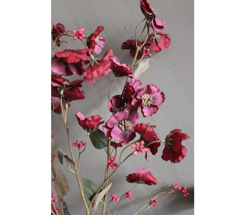 Brynxz Hibiscus tak aubergine 100 cm