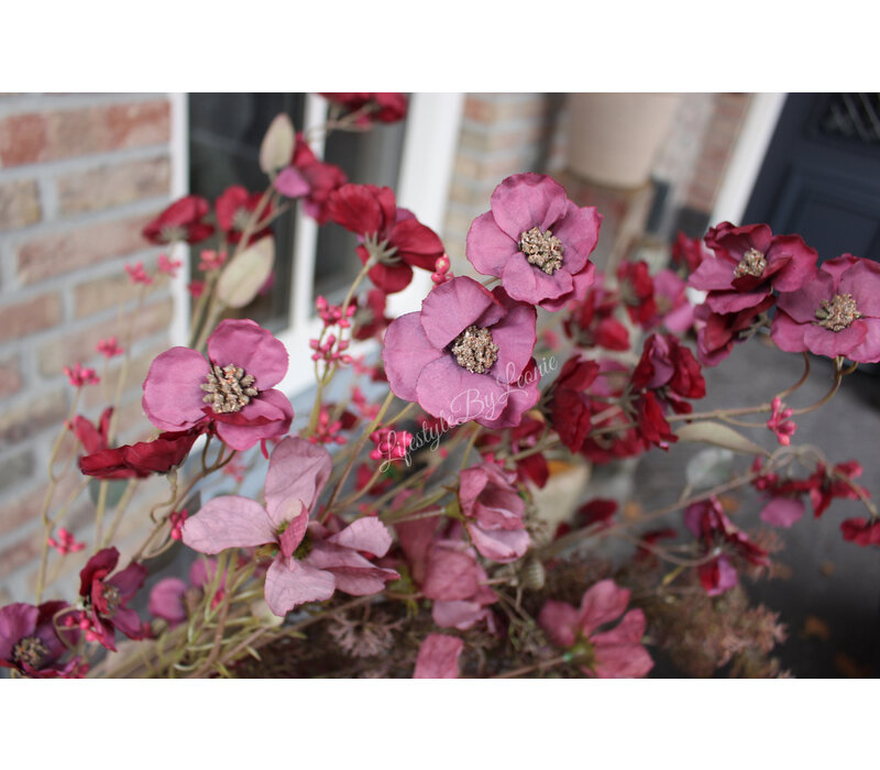 Brynxz Hibiscus tak aubergine 100 cm