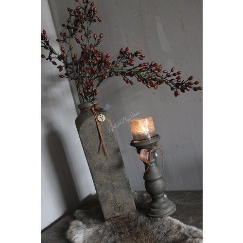 Brynxz baluster kandelaar Brown 25 cm 