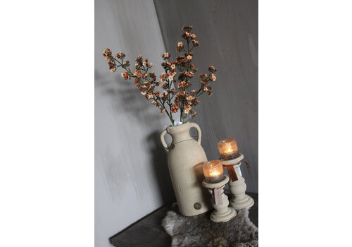 Brynxz Brynxz kandelaar grandeur Taupe 20 cm