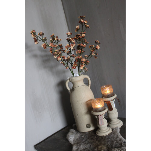 Brynxz kandelaar grandeur Taupe 20 cm 