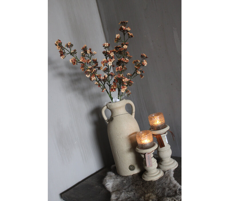 Brynxz kandelaar grandeur Taupe 20 cm