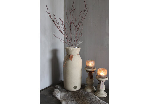 Brynxz Brynxz kandelaar grandeur Taupe 20 cm