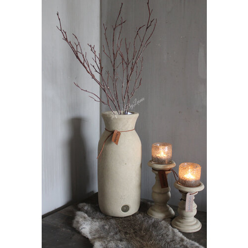 Brynxz kandelaar grandeur Taupe 20 cm 
