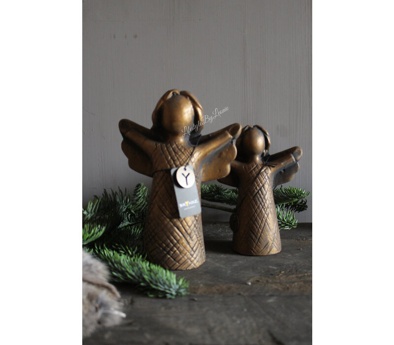 Brynxz angel open arms Gold 16 cm