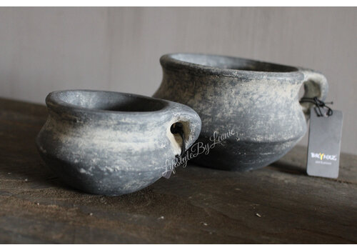 Brynxz Brynxz set waxinelichtbakjes Ancient clay 21 cm