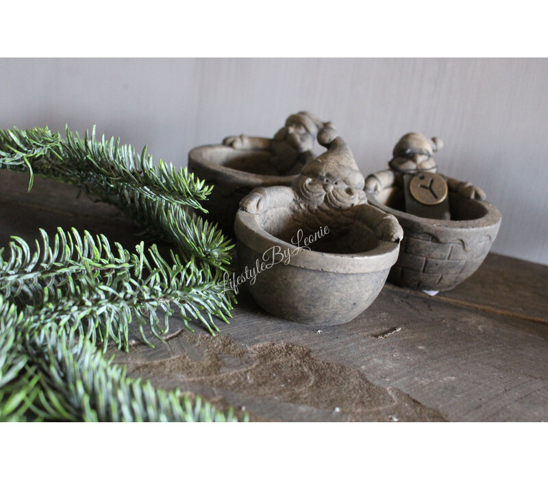 Brynxz Santa claus waxinelichtbakje Brown