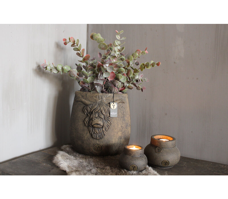 Brynxz tealight cup boost Brown 10 cm