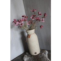 Brynxz hoge fles met touw Taupe 37cm