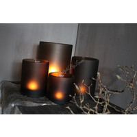 DUTZ cilinder windlicht Topaz mat 23 x 16 cm