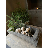Aura Peeperkorn glazen velours kerstbal druppel small