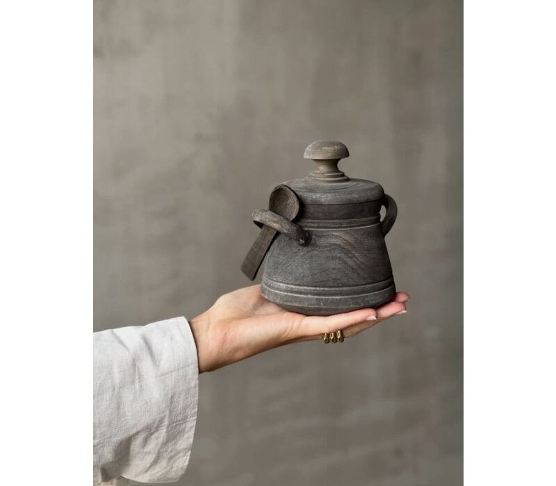 Aura Peeperkorn suikerpotje met lepel