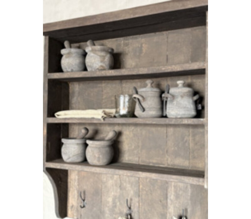 Aura Peeperkorn houten vijzelpotje met stamper